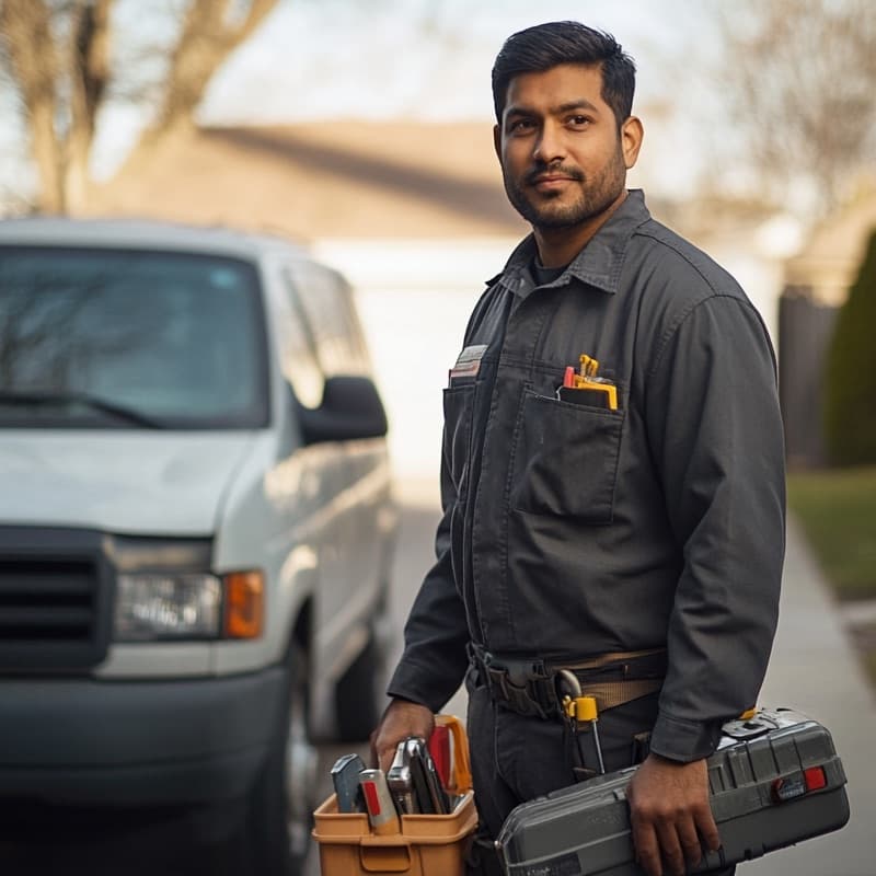 Technician Arrives Same Day