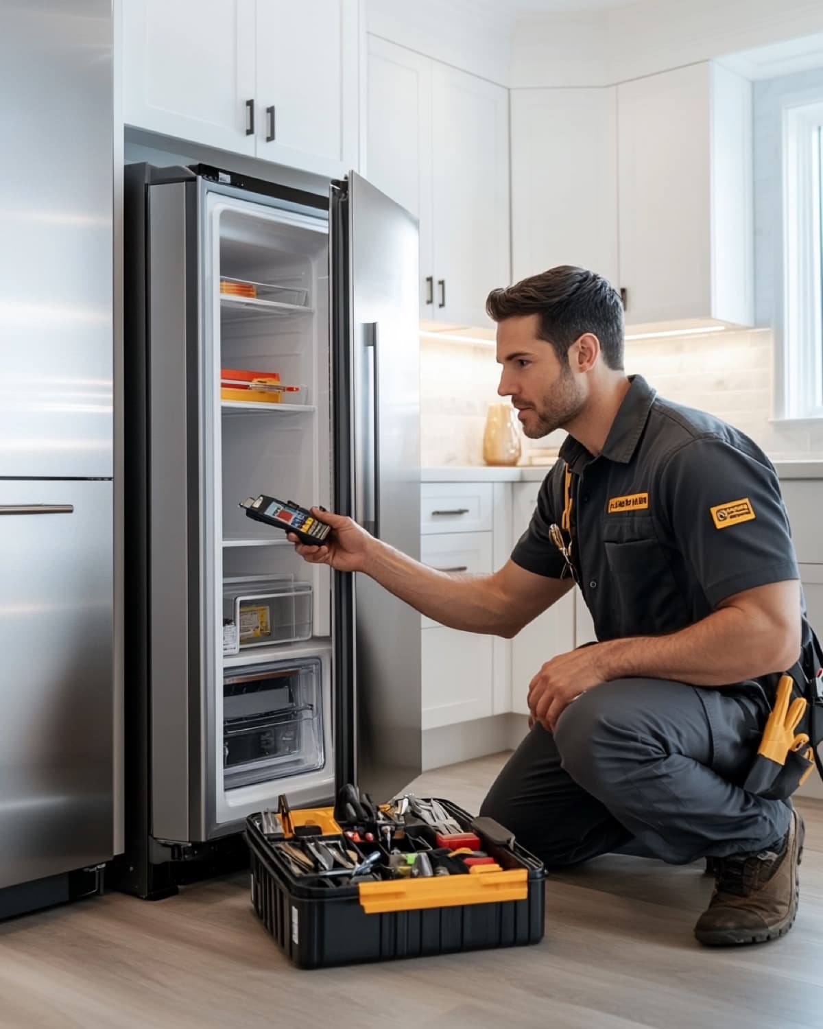 GUR appliance repair technician giving honest advice
